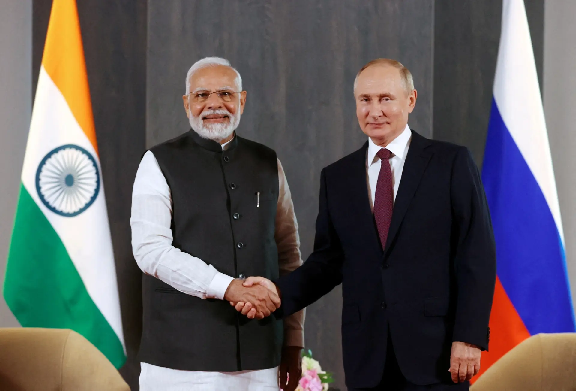 PM Modi meets Putin